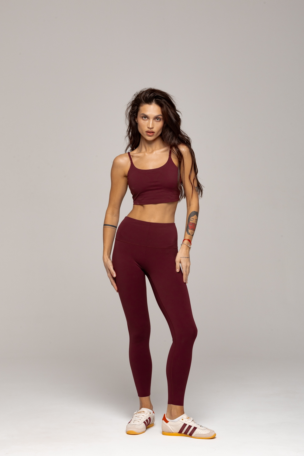 Леггинсы базовые с высокой посадкой